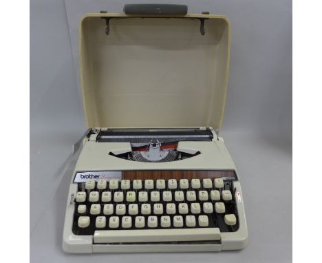 A Brother Deluxe 900 typewriter 