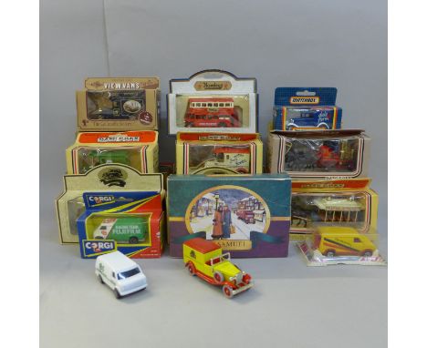 A collection of Days Gone and other model vehicles, boxed 