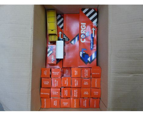 A collection of mainly 1980's Corgi Toys die-cast model vehicles, most boxed 