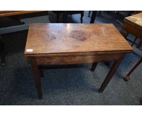 Vintage fold top card table