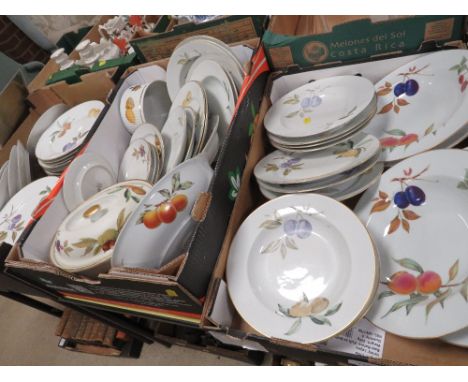 THREE BOXES OF ROYAL WORCESTER EVESHAM A/F