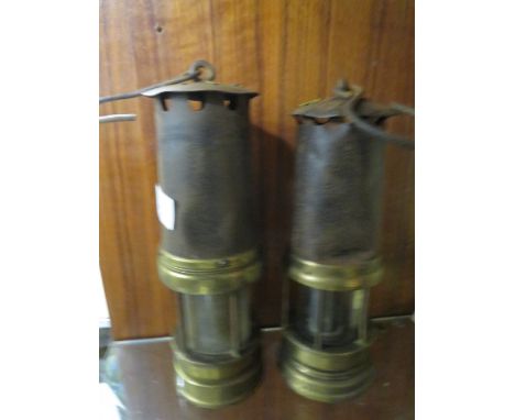 A PAIR OF VINTAGE MINERS&nbsp;LAMPS