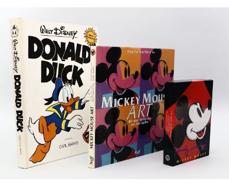 2 Bücher zum Thema Comics: "Mickey Mouse Art" und "Donald Duck". "Mickey Mouse Art" von Craig Yoe/Janet Morra-Yoe, Paul Neff 