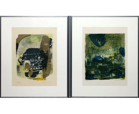 Behrendt, Falko (geb. 1951 Torgelow) 2 Arbeiten: "Der Garten" und "Der Gärtner". Offsetlithographien, je mit Bleistift sign.,