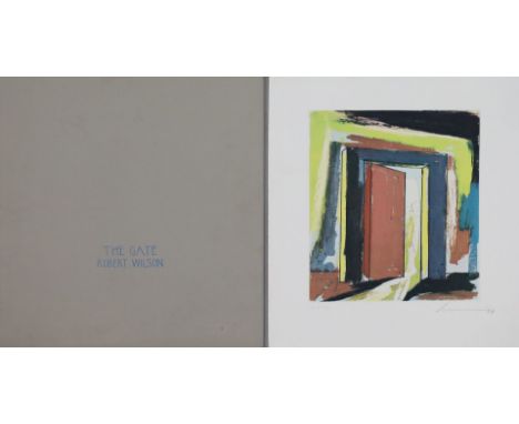 Wilson, Robert (geb. 1941 Waco/Texas) "THE GATE", so auf Begleittext betitelt, dat. 1999 und bez. Farbheliogravüre, re. mit B