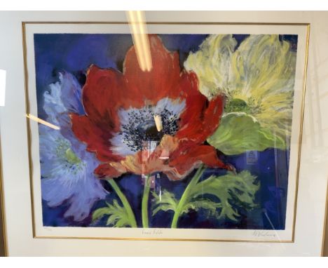 Nel Whatmore, Femme Fatale limited edition silkscreen print, no. 234/395. 2000. W:110cm x H:96cm