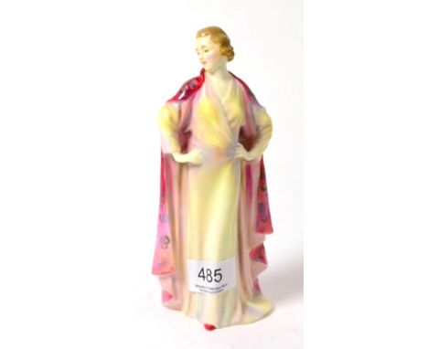 A pre-war Royal Doulton figure 'Clotilde', model No. HN1598Fine crazing throughout and two hairline cracks and a chip through