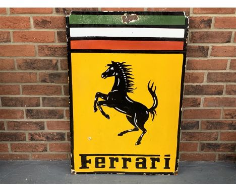 Enamel Ferrari SignMake: Contact AuctioneerModel: Contact AuctioneerYear: 0Mileage: 0VIN: Contact AuctioneerConfiguration: Ri