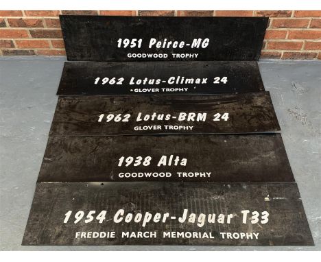 Five Plastic Ex Goodwood Paddock Shelter BoardsMake: Contact AuctioneerModel: Contact AuctioneerYear: 0Mileage: 0VIN: Contact