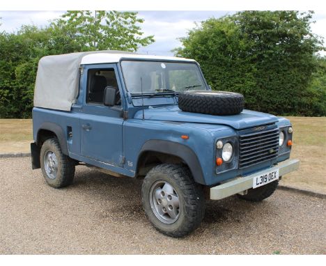 1993 Land Rover 90 Defender TDMake: Land RoverModel: 90 Defender Year: 1993Mileage: 123086VIN: SALLDVAF7LA935644Configuration