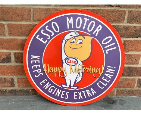 Metal Circular Esso Motor Oils SignMake: Contact AuctioneerModel: Contact AuctioneerYear: 0Mileage: 0VIN: Contact AuctioneerC