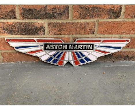 Cast Aluminium Aston Martin SignMake: Contact AuctioneerModel: Contact AuctioneerYear: 0Mileage: 0VIN: Contact AuctioneerConf