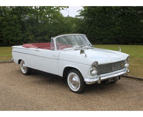 1963 Hillman Super Minx ConvertibleMake: Hillman Model: Super Minx Year: 1963Mileage: 932VIN: B1323553HC0Configuration: Right