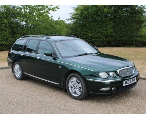 2003 Rover 75 Club SE CDTi TourerMake: RoverModel: 75 Club SE CDTi Tourer Year: 2003Mileage: 77777VIN: SARRJSTHC3D280268Confi