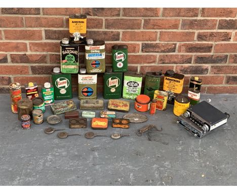 Mixed Lot Of Oil Cans, Radio's EtcMake: Contact AuctioneerModel: Contact AuctioneerYear: 0Mileage: 0VIN: Contact AuctioneerCo