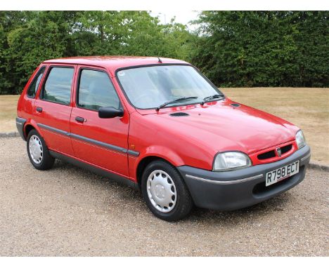 This Rover 100 Ascot ‑ an evolution of the Metro ‑ has a genuine 43,525 miles on its odometer, which can be confirmed by both