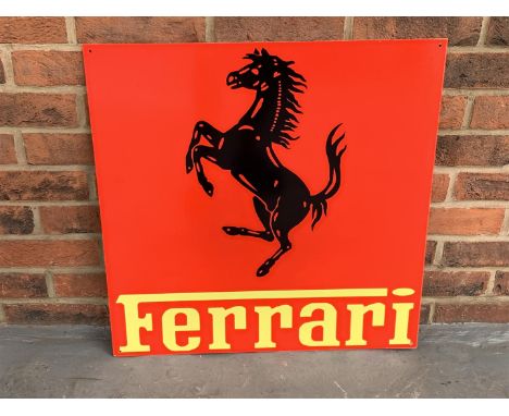 Metal Ferrari SignMake: Contact AuctioneerModel: Contact AuctioneerYear: 0Mileage: 0VIN: Contact AuctioneerConfiguration: Rig