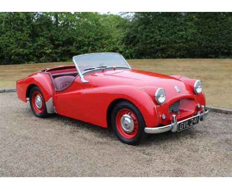 1953 Triumph TR2Make: Triumph Model: TR2Year: 1953Mileage: 502VIN: TS148Configuration: Right Hand DriveRegistration: GVL241Tr