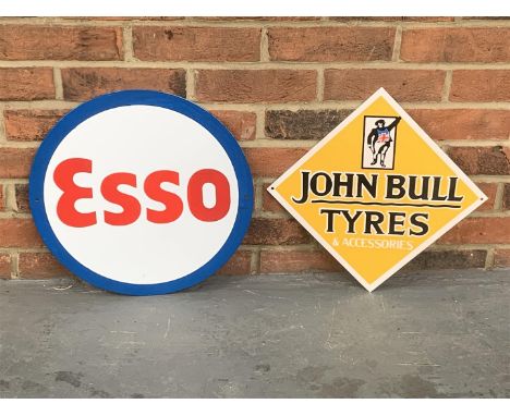 Metal Esso &amp; John Bull Tyre's SignMake: Contact AuctioneerModel: Contact AuctioneerYear: 0Mileage: 0VIN: Contact Auctione