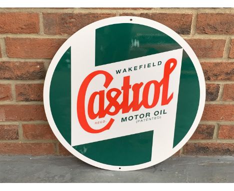 Metal Castrol Motor Oil Circular SignMake: Contact AuctioneerModel: Contact AuctioneerYear: 0Mileage: 0VIN: Contact Auctionee