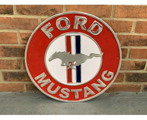Modern Cast Aluminium Ford Mustang Circular SignMake: Contact AuctioneerModel: Contact AuctioneerYear: 0Mileage: 0VIN: Contac