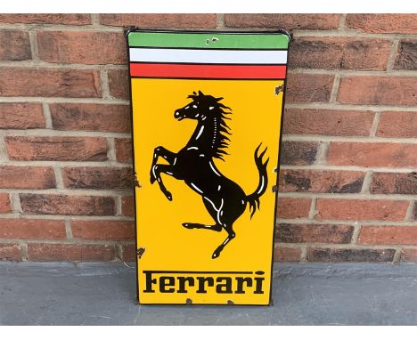 Enamel Ferrari SignMake: Contact AuctioneerModel: Contact AuctioneerYear: 0Mileage: 0VIN: Contact AuctioneerConfiguration: Ri