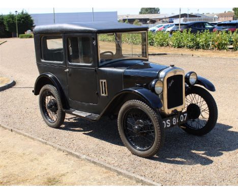 1929 Austin Seven Fabric SaloonMake: Austin Model: Seven Year: 1929Mileage: 0VIN: 89134Configuration: Right Hand DriveRegistr