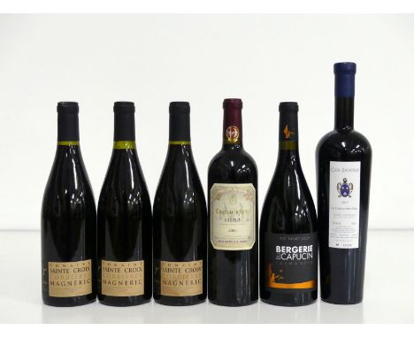 3 bts Corbières Magneric 2004 Domaine Sainte Croix i.n 1 bt Château D'Aydie 2004 Madiran Laplace i.n 1 bt Pic Saint Loup, Ber