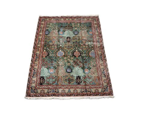 A TABRIZ CARPETapproximately 296 x 196cmCondition Report: Some very minor wear but carpet generally in good order overall. Sm