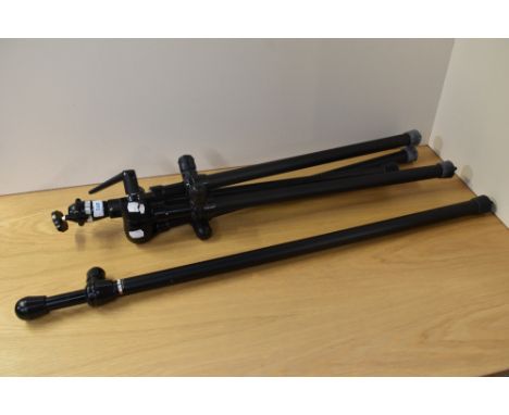 A Benbo Trekker tripod and Benbo monopod