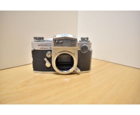 A Miranda Automex III camera body No629038