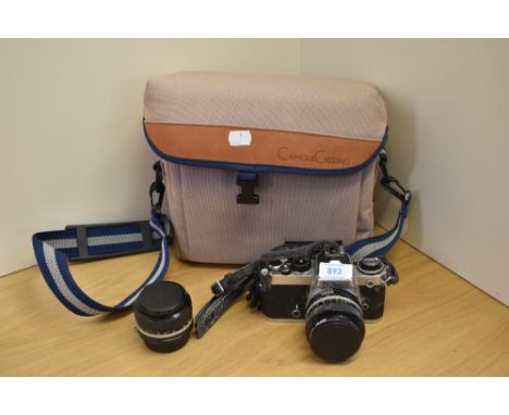 A Nikon FE camera with 2x Nikkor 1:1,4 50 mm lenses.
Condition Report - Camera in AF condition, lens clear.