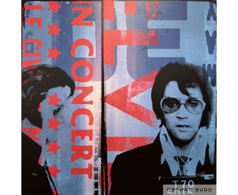 Louis Sidoli (British b.1968) 'Elvis', 2014
Signed Limited edition giclee on boxed canvas from edition of 95.
Measures 91 by 