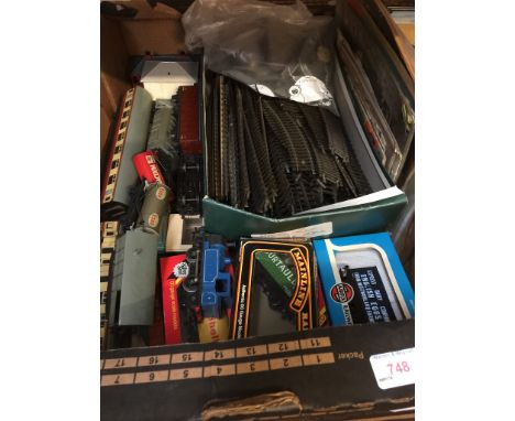 BOX OF MODEL RAILWAY