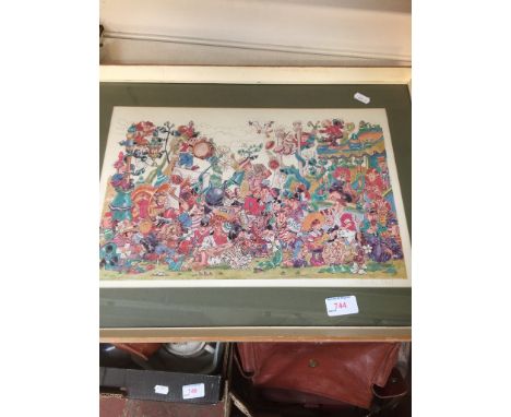 CHARLES SHIELS? SIGNED PRINT