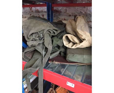 A WORLD WAR 2 ARMY KIT BAG AND SOME KIT - SGT FURBY 22592491