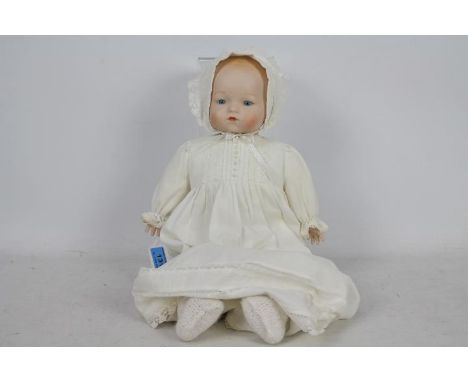 Armand Marseille - A reproduction Armand Marseille bisque 'My Dream Baby' doll, impressed 'AM Germany 341 / 4K', approx 40cms