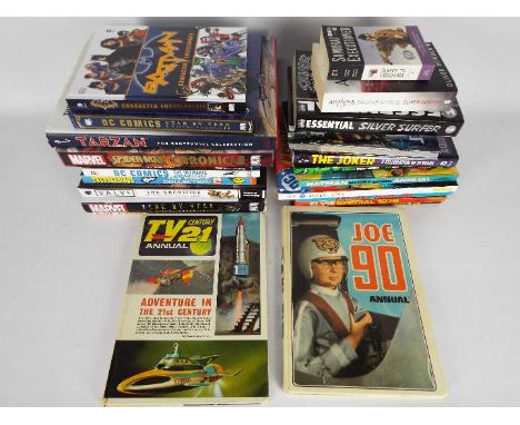 Penguin Books - Pedigree - Dorling Kindersley - A collection of 25 x vintage and modern books and annuals including Marvel Sp
