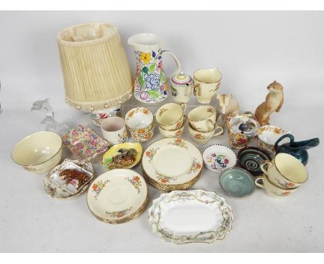 Mixed ceramics to include Poole Pottery, Carlton Ware, Wade, Rosenthal and similar.