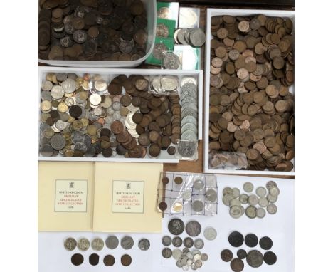 British &amp; World Coins, includes 1819 Crown (ex-pintail mount) Victoria 1887 Double Florin, 1896 South Africa 2 Shilling (