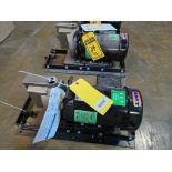 (2x) AMT 1" Self-Priming Centrifugal Pumps, 2 HP Motor, Cast Iron, Up to 6' Lift, Mounted on Steel F