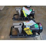 (2x) AMT 1" Self-Priming Centrifugal Pumps, 2 HP Motor, Cast Iron, Up to 6' Lift, Mounted on Steel F
