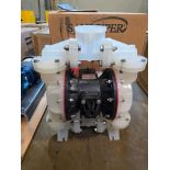 Sandpiper Air Actuated Double Diaphragm Pump, Model S1F, Non-Metallic w/ Spill Containment, 700 Max.