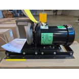 AMT 1" Self-Priming Centrifugal Pump, 2 HP Motor, Cast Iron, Up to 6' Lift, Mounted on Steel Frame (