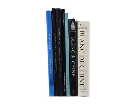 Ɵ A selection of books and catalogues on Dehua ceramics, comprising: P.J. Donnelly, Bland De Chine, London: Faber and Faber, 