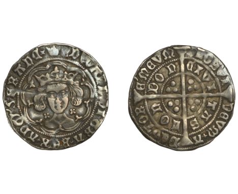 Edward IV (First reign, 1461-1470), Groat, London, class VII, mm. crown, quatrefoils by neck, small trefoils on cusps and on 