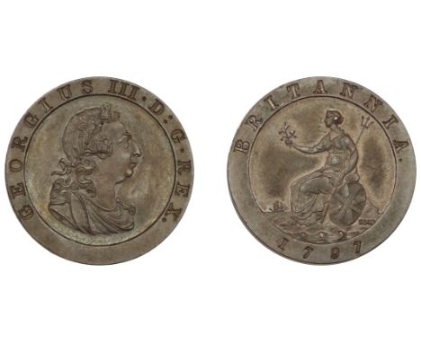 George III (1760-1820), Pre-1816 issues, Restrike Pattern Farthing, 1797, by W.J. Taylor [after C.H. Küchler], in copper, lau