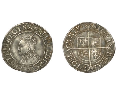 Elizabeth I (1558-1603), Second issue, Groat, mm. martlet, bust 1F, reads elizabeth d g an fr et hi regina, 1.95g/1h (N 1986;
