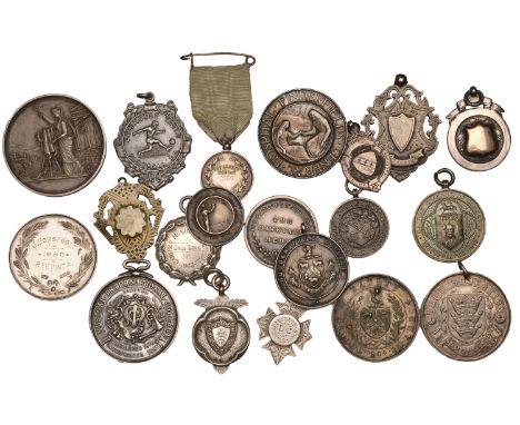 Holmfirth Photographic Society, a frosted silver award medal by J. Fenton, engraved (1904 I.P.F.C.), hallmarked Birmingham 19