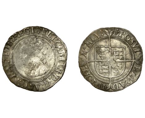 Elizabeth I (1558-1603), First issue, Groat, mm. lis, bust 1F, beaded and wire-line inner circles, 1.83g/5h (N 1986; S 2551).